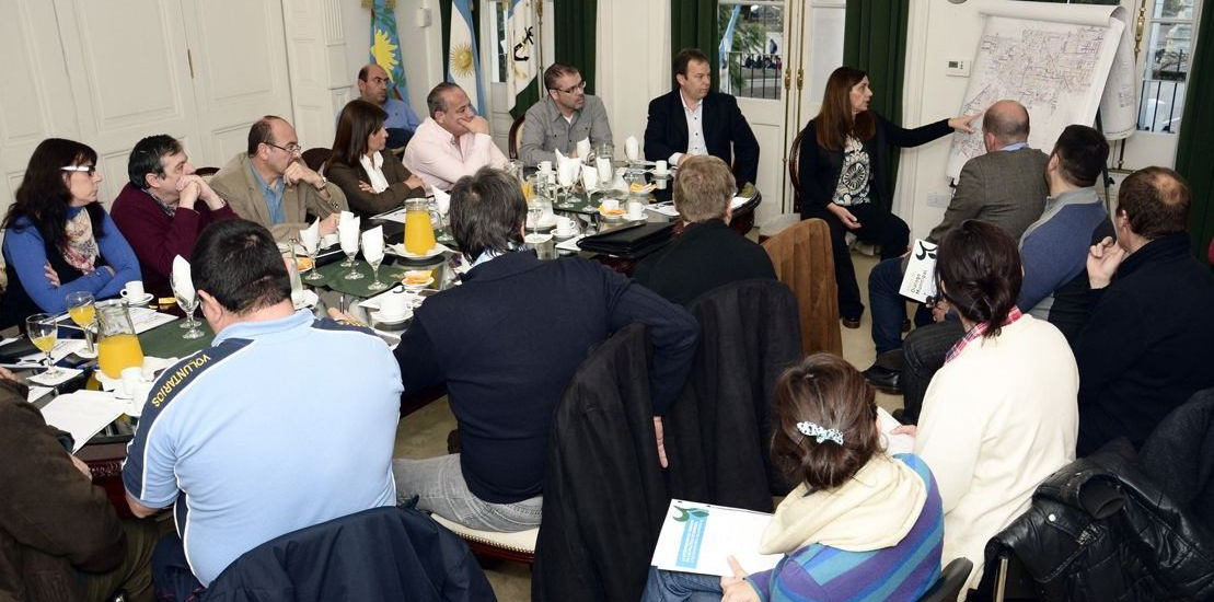Mesa de Diálogo: obra pública, Edesur y AySA en la agenda municipal en Brown